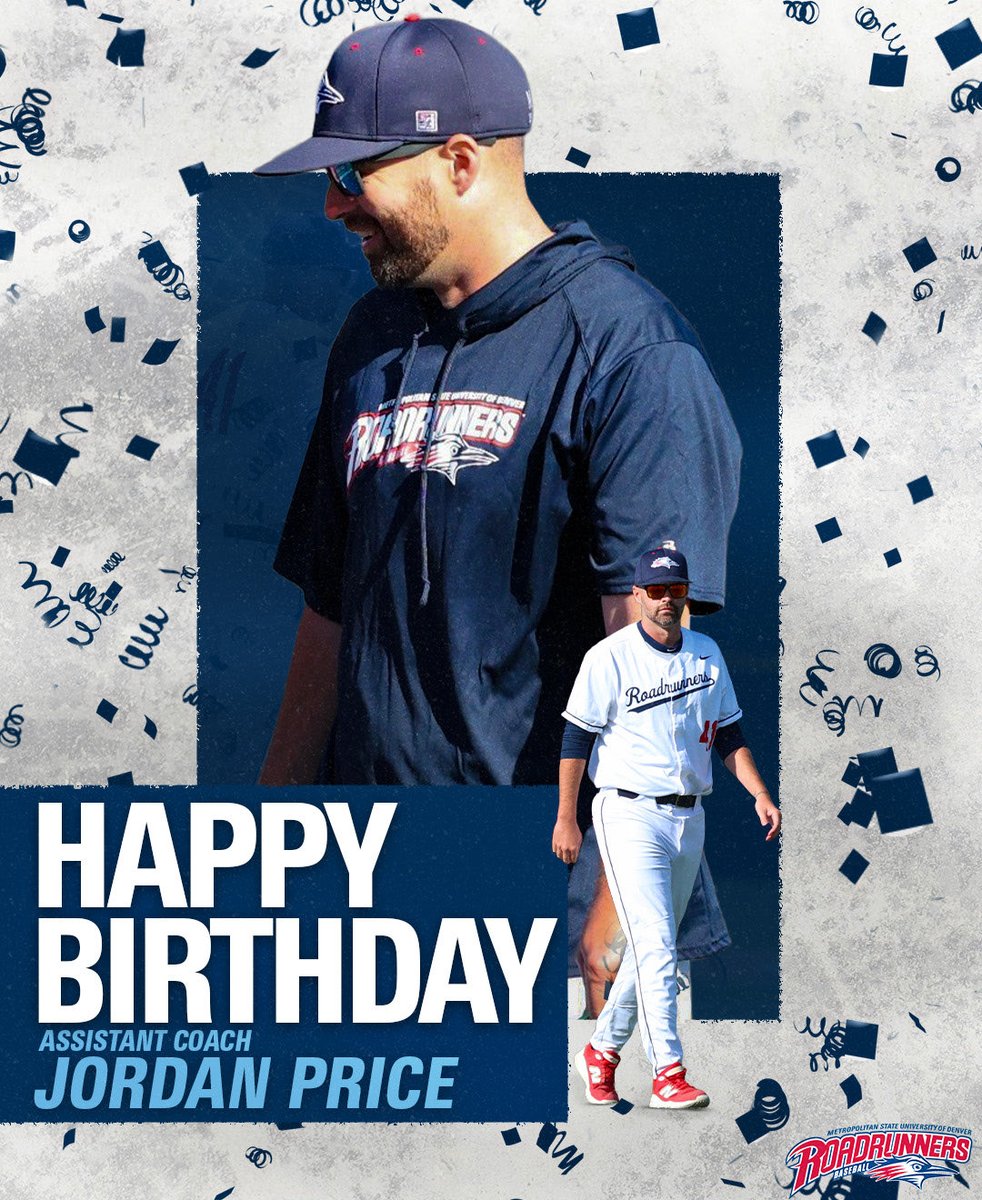 MSUDenverBSB's tweet photo. Wishing a Happy Birthday to our Assistant Coach, Jordan! 🎂

#GetRowdy🔴🔵 https://t.co/x0TxiYHACf