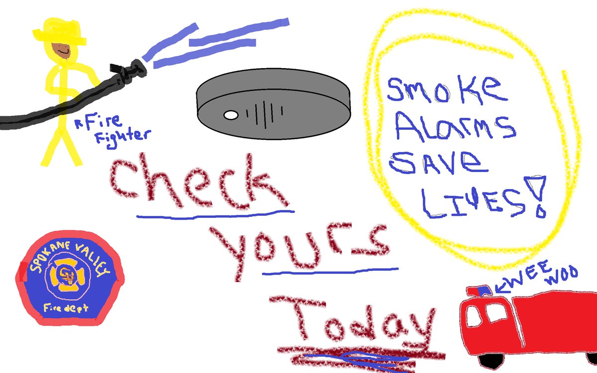 SpokaneValleyFD's tweet photo. Some agencies use AI.

We chose... whatever this is.

The message is still the same:

Smoke alarms save lives. Check yours today. https://t.co/LHsHaFJCcF