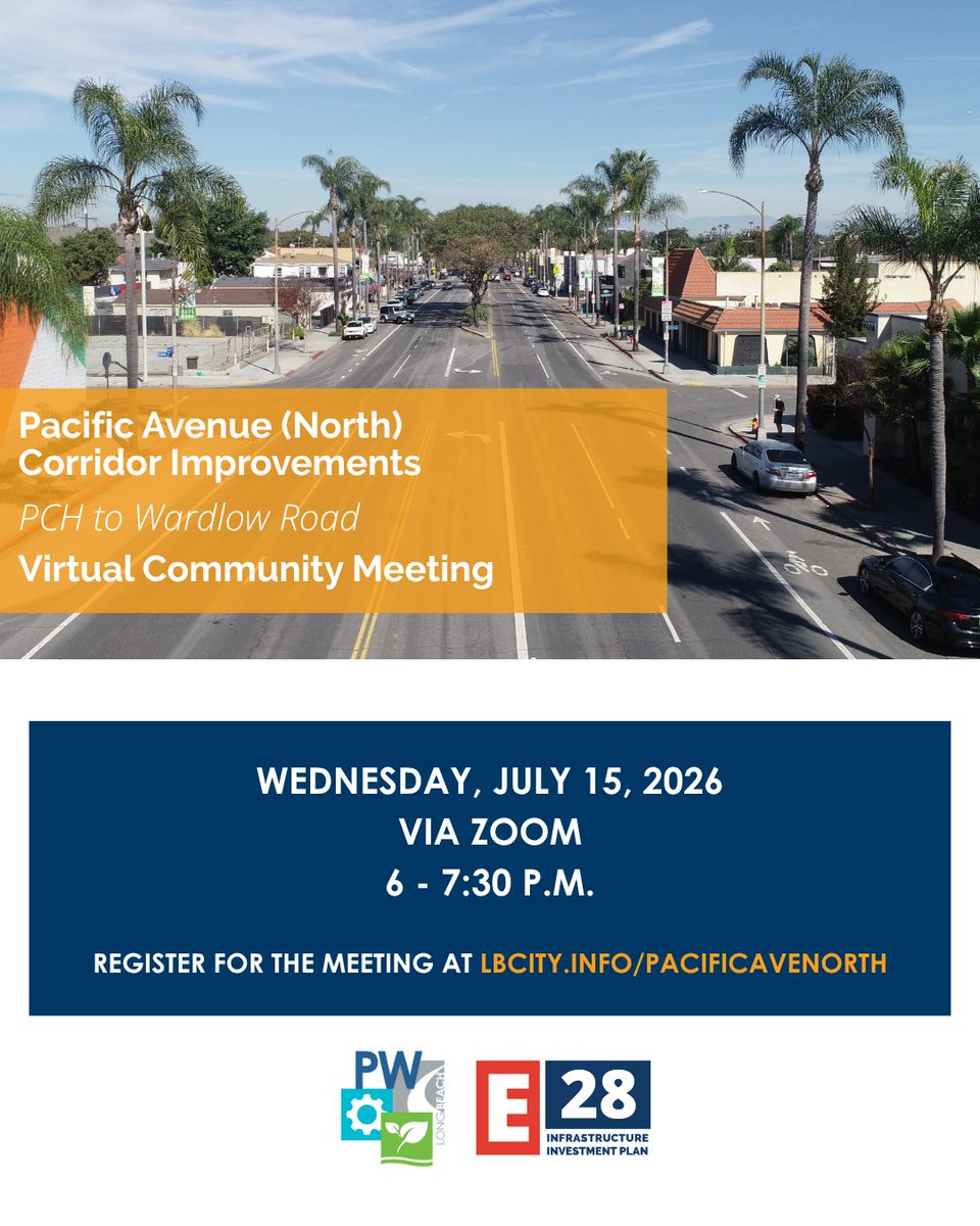 LBPublicWorks's tweet photo. Together with the Pacific Avenue (South) Transformation Project between Ocean Boulevard and PCH, these improvements will create a safer, 🫱🏽‍🫲🏿 more connected  🚗🚴🏽‍♂️🚶🏾‍♀️ corridor along nearly the entire length of Pacific Avenue. 

🧵⬇️ https://t.co/NHbRF737rY
