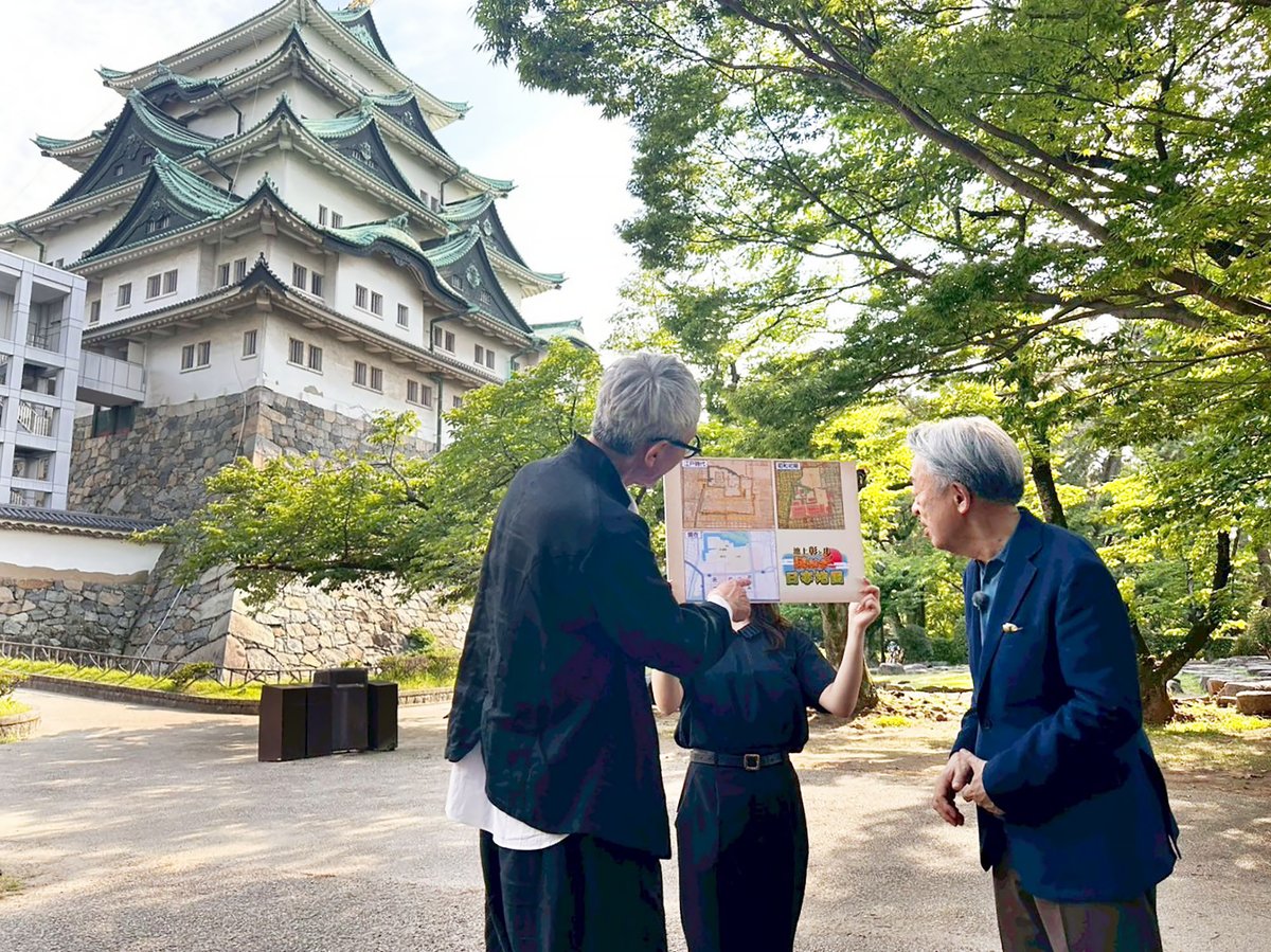 tx_ikegami's tweet photo. 7月14日（火）よる7時～ 
池上彰と歩く謎解き日本地図

◆名古屋城は最強の城！ 徳川家康が20の大名に命じて造らせたという名古屋城。当時の最高技術を使い、鉄壁の守りを誇った最強の城でもある。堀と石垣は6カ月、天守は10ヶ月という超ハイスピード工事だったという。 https://t.co/wyv61dpJE9