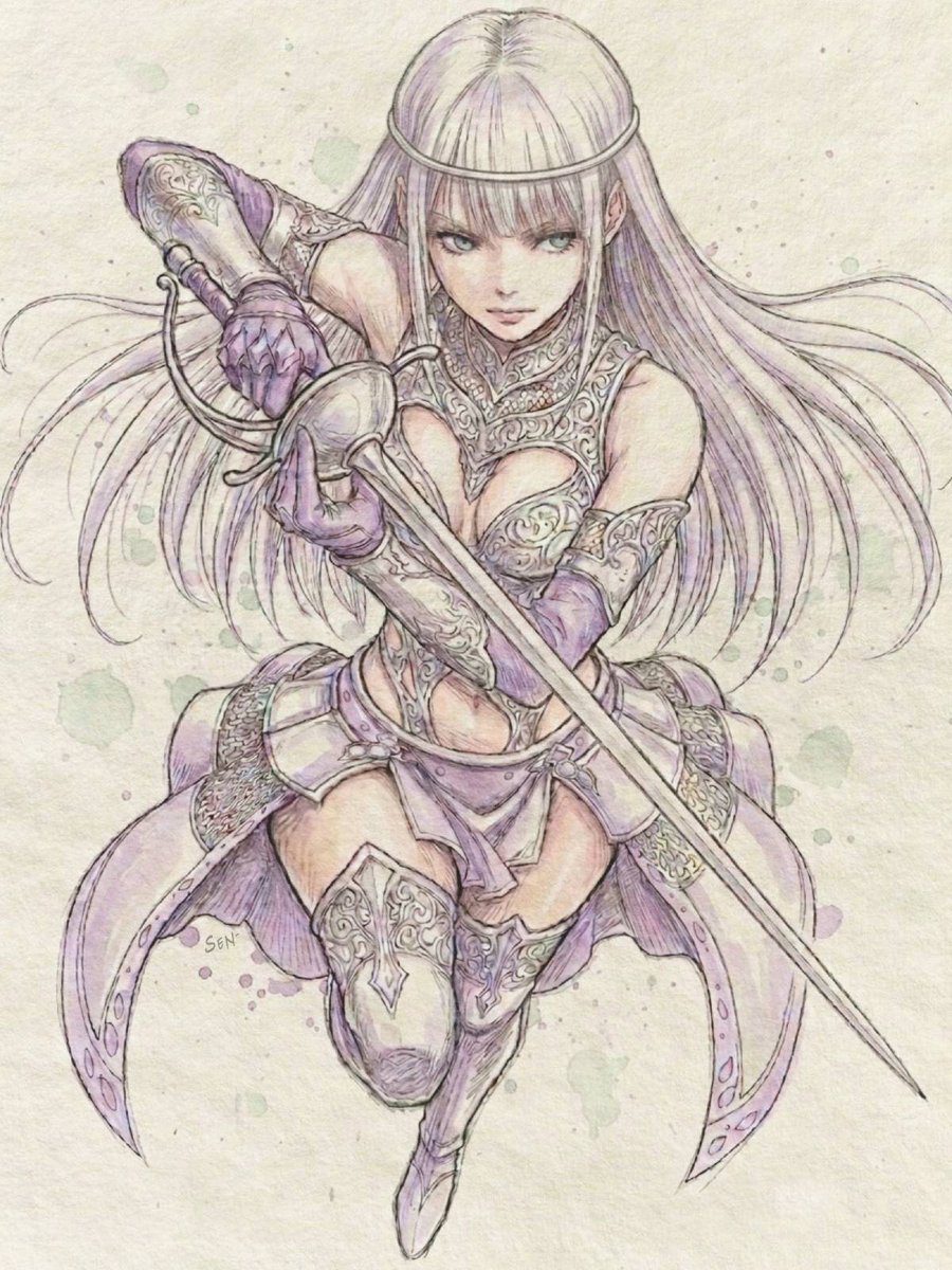 SEN_yurine_art's tweet photo. レイピア https://t.co/jkEL8XmIi7