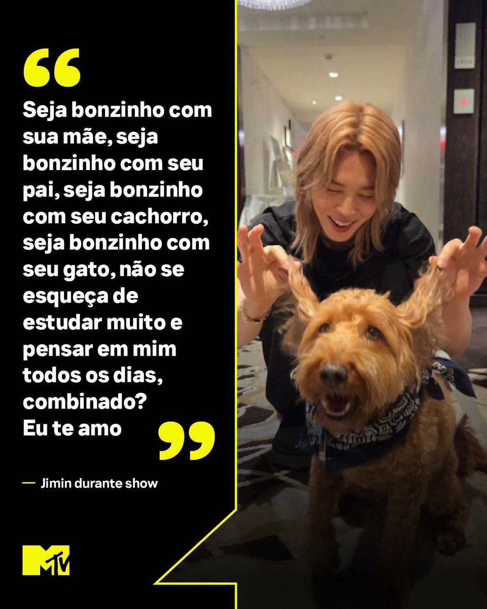 UpdateParkJimin's tweet photo. Park Jimin em Londres continua sendo DESTAQUE ✨

A MTV Brasil fez um postagem no Instagram sobre lindo discurso do #Jimin no segundo dia de show da Arirang Tour em Londres:

"NÃO PRECISA NEM PEDIR!!! 😭 
É óbvio que eu já penso em você todos os dias @/j.m 🥺🤏"

Engajem a publicação oficial:
👉🏼 https://t.co/qWcPrLZrM2