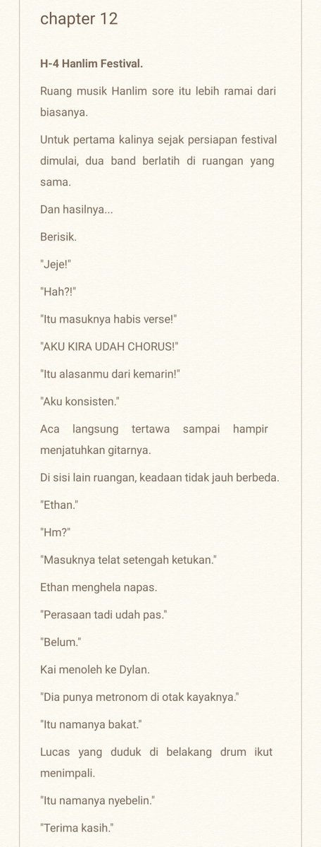 writtenbypaus's tweet photo. ~ ★☆ 𝗥𝗨𝗔𝗡𝗚 𝗘𝗦𝗞𝗨𝗟 𝗠𝗨𝗦𝗜𝗞 ☆★ ~

"ᴇɴᴛᴀʜ ᴋᴇɴᴀᴘᴀ ᴍᴇʟɪʜᴀᴛ ɴʏᴀ, ʜᴀᴛɪᴋᴜ ᴛᴇɴᴀɴɢ ᴅᴀɴ ɴʏᴀᴍᴀɴ ᴅᴀɴ ᴀᴅᴀ ʀᴀsᴀ ᴘᴇʀɴᴀ ᴍᴇʀᴀsᴀᴋᴀɴ ᴛᴀᴘɪ ᴇɴᴛᴀʜ ᴋᴀᴘᴀɴ ᴀᴋᴜ ᴍᴇʀᴀsᴀᴋᴀɴɴʏᴀ." ɴᴏᴀ https://t.co/9FXS3GLoDb