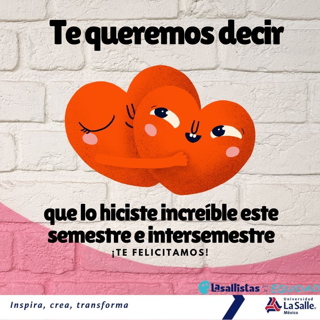 CDHP_LASALLEMX's tweet photo. ¡Felicidades!#LaSalle #IndivisaManent #Profesionalesconvalor #Inspiracreatransforma https://t.co/jQa2YuoXYE
