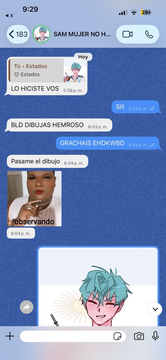 Lukkas_partedos's tweet photo. La euforia que da que tus amigos se pongan un dibujo tuyo de foto de perfil 🥹 https://t.co/NEQezZd1Ls