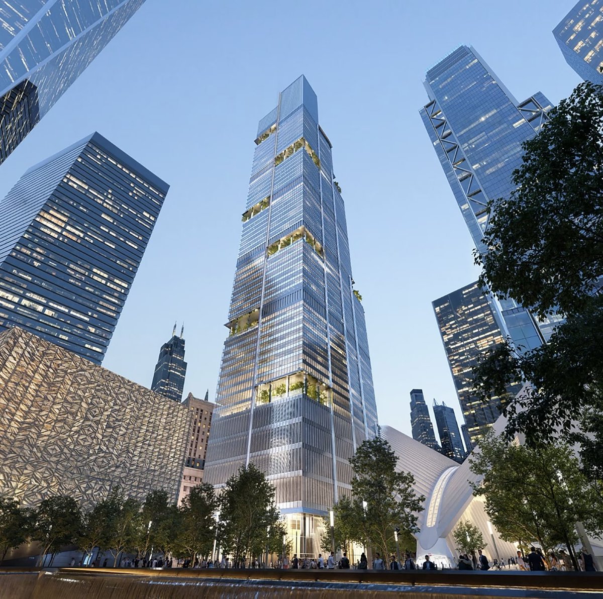 Polymarket's tweet photo. JUST IN: NYC Mayor Mamdani breaks ground on 2 World Trade Center, a 1,226-foot skyscraper set for completion in 2031. https://t.co/MZRtJOIHKB
