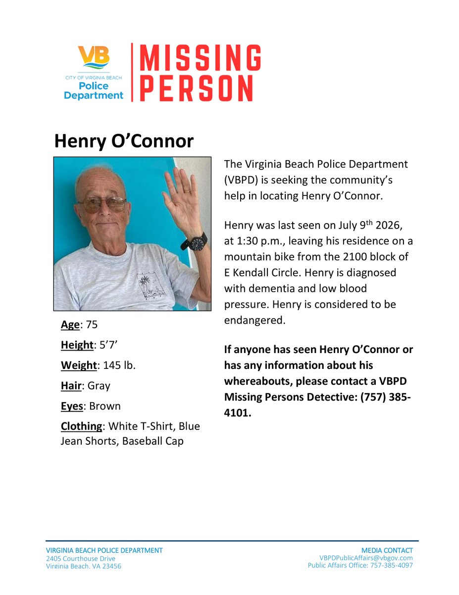 Virginia Beach Police Department tweet media