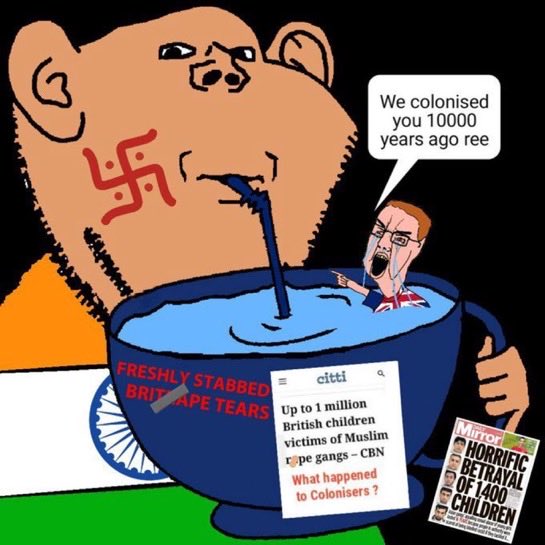 Pigskintivities's tweet photo. @jrndtree_ @GarbageHuman24 It’s even funnier when Muslims refugees conquer and slaughter you europoors 😹😹😹😹 https://t.co/h8lJKZLDnr