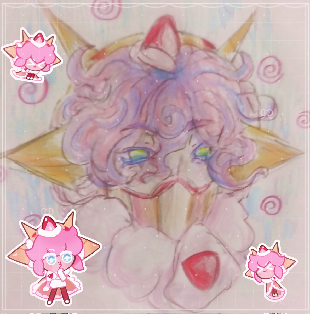 coldchocoo's tweet photo. ortho dressing as crk characters (>_<) sorry if its not too recognizable but i wish they were more creative with ortho hairstyles...! #twstfanart #orthoshroud https://t.co/6X48OnRraR