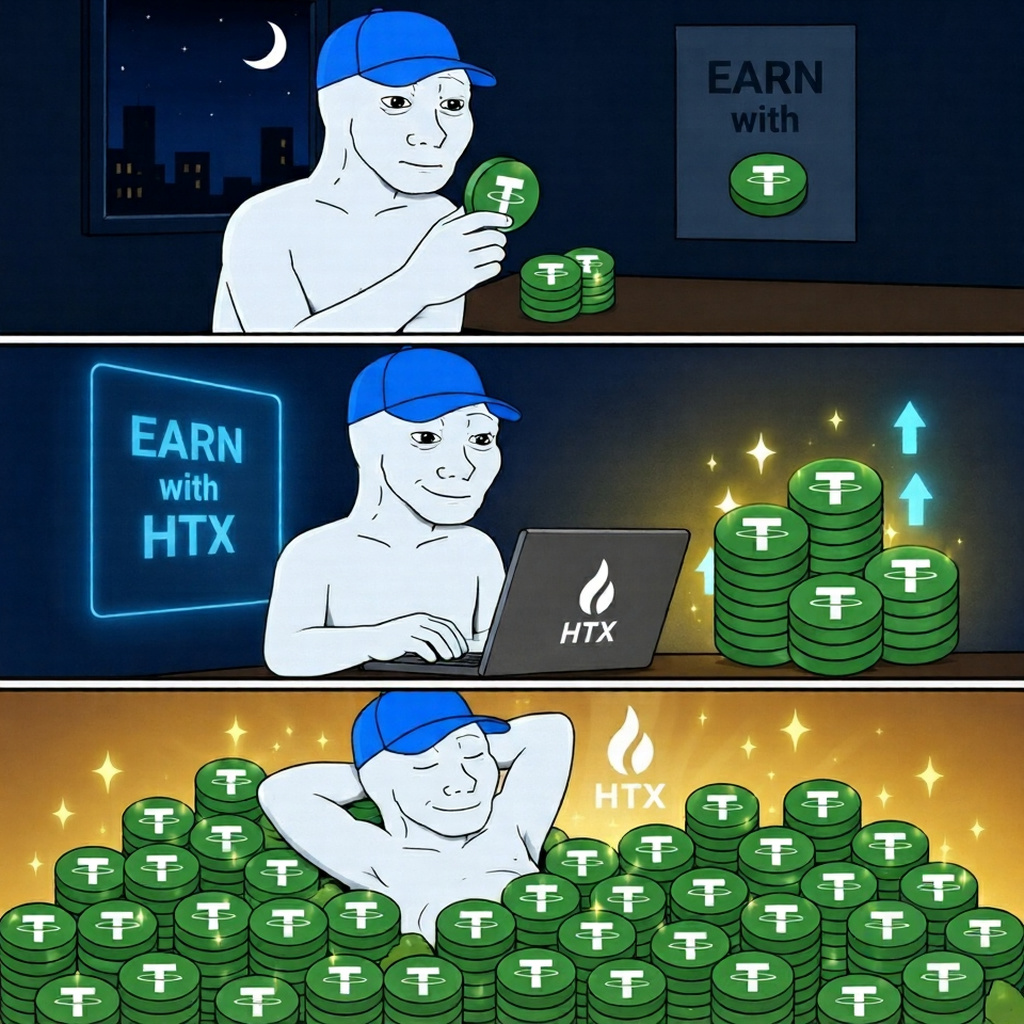 HTX_Global's tweet photo. Everyone chasing green candles… 🚀

Bro secured the stable life 
Earn up to 10% APY on USDT Earn

Start NOW:https://t.co/sDCq9XtltF https://t.co/lLOQtVgGz5