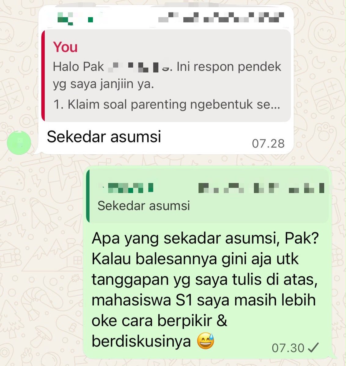 queerimpasse's tweet photo. Berantem dikit pagi-pagi di grup serikat 😬 https://t.co/xMcOBiWKuW
