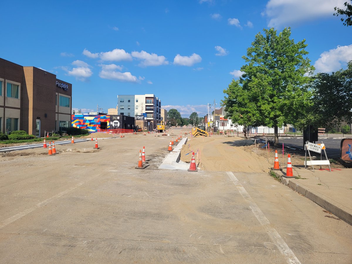 MichaelPDivita's tweet photo. That bridge project will link directly to the streetscape project already underway to the east. https://t.co/tmmKCivJlU