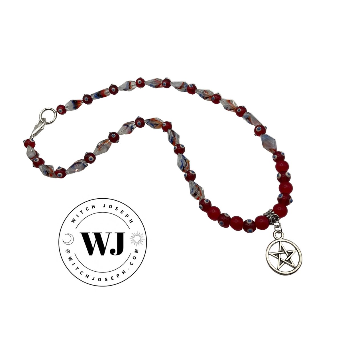 JosephCollierS2's tweet photo. Honor the sacredness of the Pentacle with this Pentacle/Nazar Talisman Necklace, a devotional adornment handcrafted for those who walk in harmony with magical current and the cycles of becoming.
#pentacle https://t.co/I1CGtJT8TE