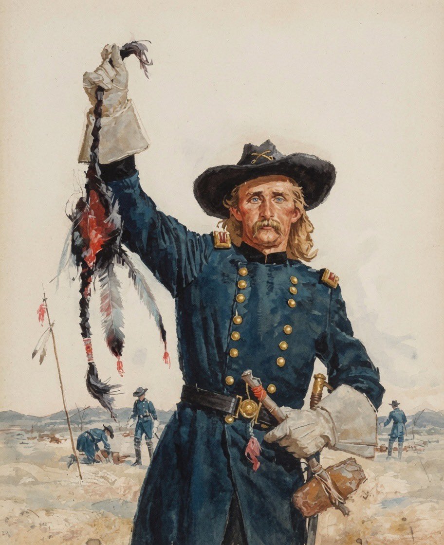 unconquered_sol's tweet photo. Custer 
— Victor Prezio (1960) https://t.co/twIczZngFX