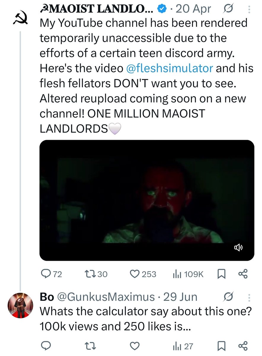 GunkusMaximus's tweet photo. @MichaelSykesJr You can hand these off to the other simulators, they get maoist mad :) https://t.co/OnnIXSGnfL