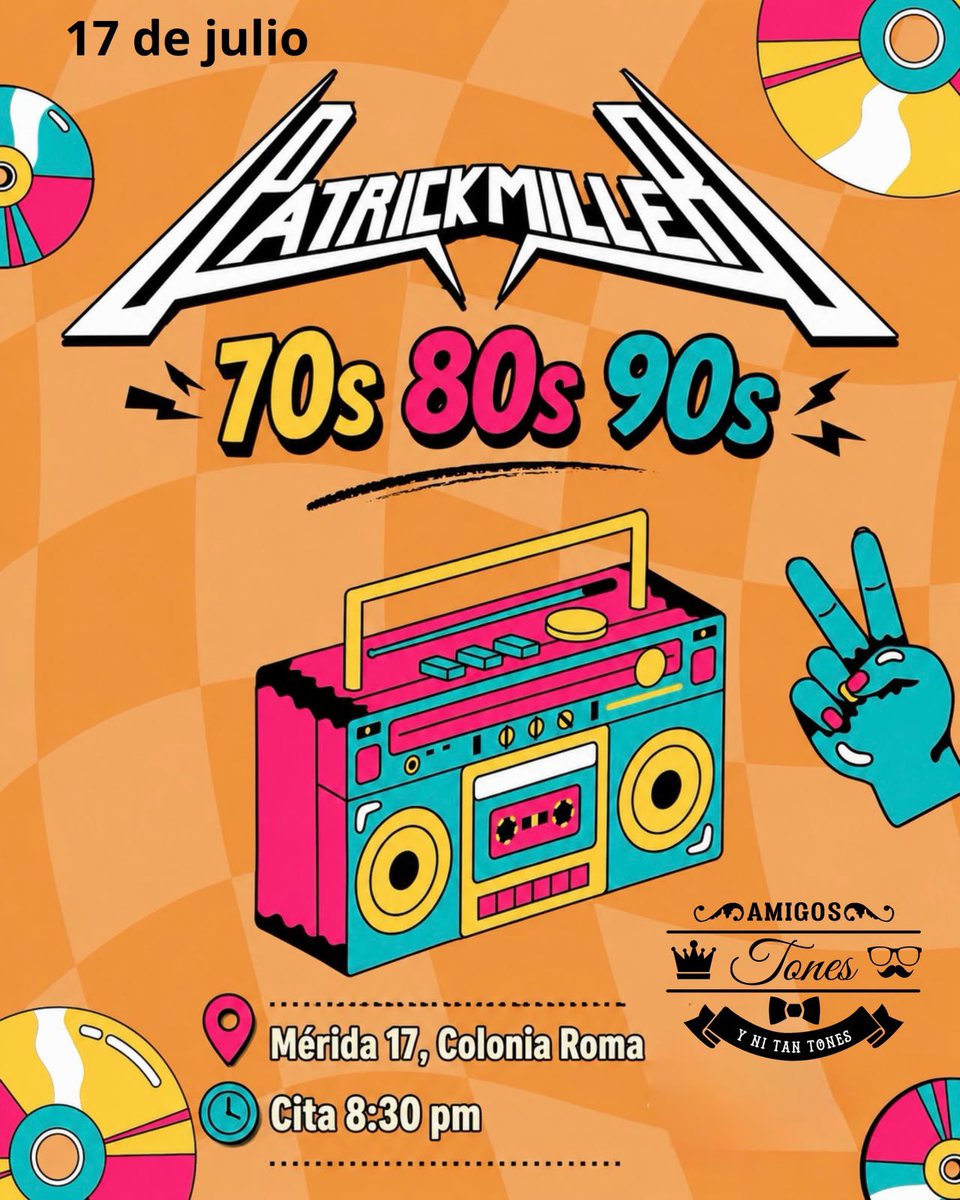 tan_tones's tweet photo. En tones seguimos creciendo y seguimos escuchando las recomendaciones de ustedes, por eso este 17 de julio se llevará a cabo una salida en Patrick Miller, dónde iremos a escuchar, música, bailar, reír, compartir y disfrutar de una noche espectacular, si deseas asistir contáctanos https://t.co/eEY2Oy0tB5