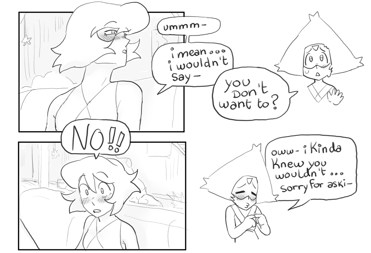 PINEA_GIRL's tweet photo. THERE'S THE PART 2 
OF MY LITLLE LAPIDOT COMIC

HOPE YALL LIKE IT
WE ALL LOVE PERIDOT AND LAPIS HERE 

#lapidot
#lapislazuli
#peridot
#peridotstevenuniverse
#lapislazulistevenuniverse
#stevenuniverse
#lapisxperidot
#imthebestgirlever https://t.co/nr4ReeLC3O