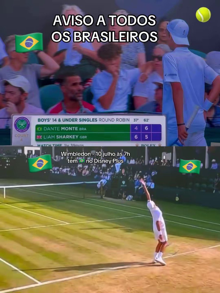 HeloGomes's tweet photo. que sofrer por futebol o que

faz as pazes com sua ex blusinha favorita amarela e vem torcer que o brasil vai jogar #wimbledon amanhã idade 14 anos (vc sabia que estamos entre os 16 melhores do mundo na categoria?)🎾 pq choras laçarote 

amanhã tem jogo às 7h horário de brasila https://t.co/IPW7ZHziGx