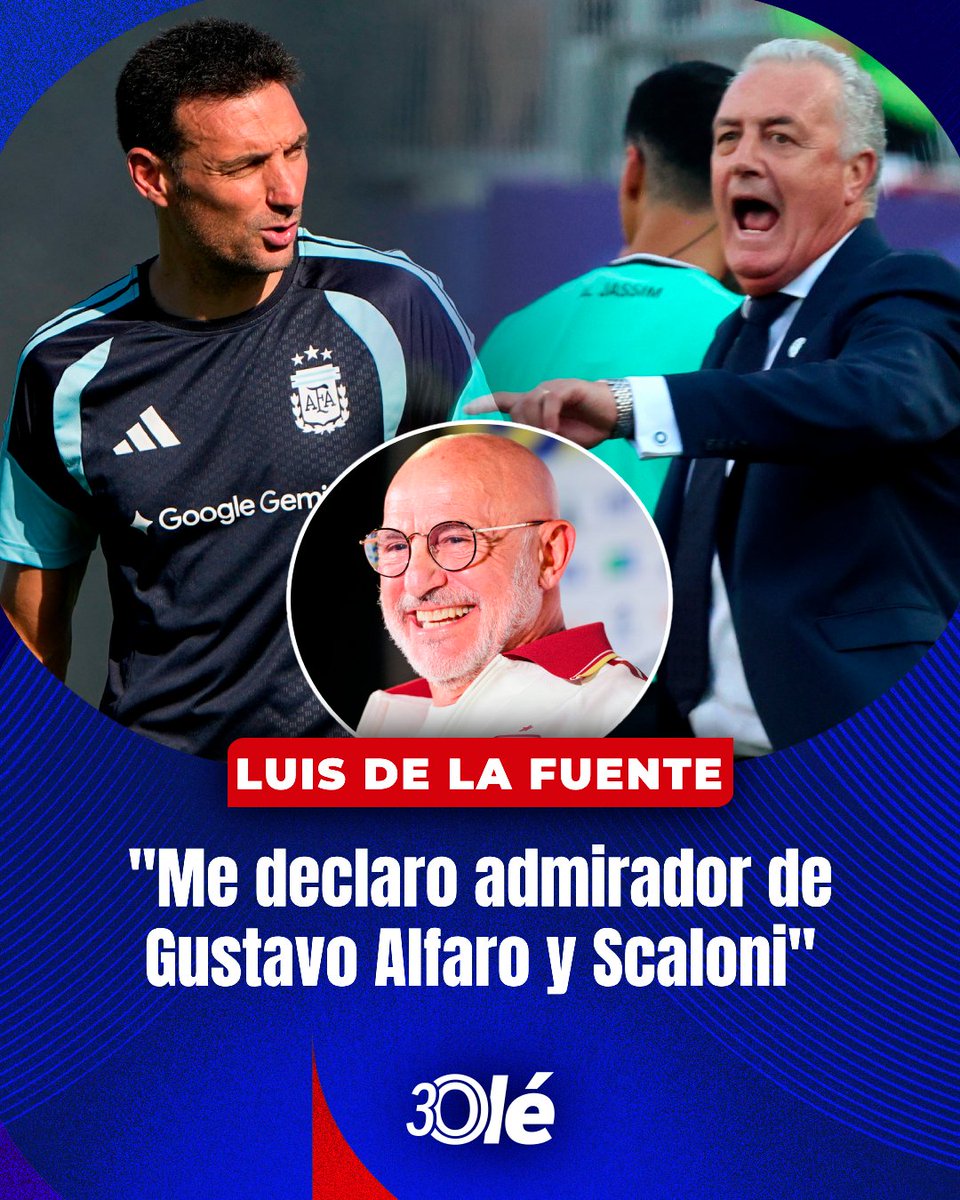 DiarioOle's tweet photo. DE LA FUENTE, ADMIRADOR DE SCALONI Y ALFARO 👔🤝

El técnico de España utilizó a los dos entrenadores argentinos para explicar por qué para él la unión grupal es fundamental

🗣️ "Lo más importante es gestionar un grupo, más allá de lo táctico. Gestionar personas, profesionales, dar lo que necesitan, seleccionar a los que se integran bien a una idea y que en el plano humano que sean personas que sumen. Celebro por Scaloni que tenga esta ideas, yo digo que comparto todos sus planteamientos, soy admirador de él en lo futbolístico y es una gran persona"

🗣️ "Una vez Gustavo Alfaro, al que también admiro, como a la gente buena, habló que hoy lo que está en boga y debe funcionar es el liderazgo en valores. Eso tiene una potencia mucho más que cualquier otro comportamiento"