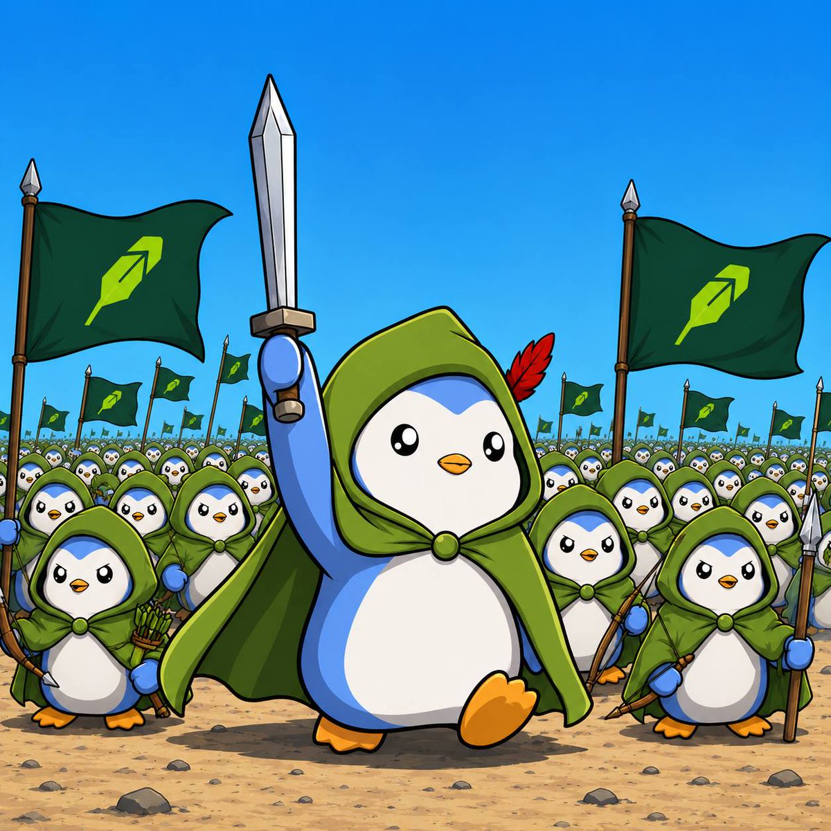 Hooded Pengu tweet media