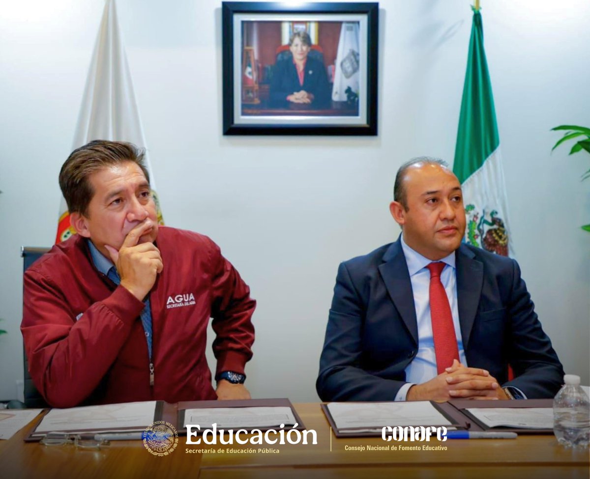 conafe_edomx's tweet photo. 💧Hoy se firmó el Convenio General de Colaboración entre la Secretaría del Agua del Estado de México y el CONAFE EdoMéx, para impulsar la educación hídrica en las comunidades más apartadas del estado ¡Seguimos construyendo un futuro más sostenible!🌎#ConafeEdoméx #CuidadoDelAgua https://t.co/OYouCqxGhl