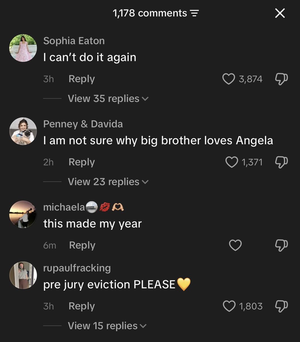 purpledkelly's tweet photo. angela has bbtok mad asf lmaooo #bb28 https://t.co/k5orEeyJM6