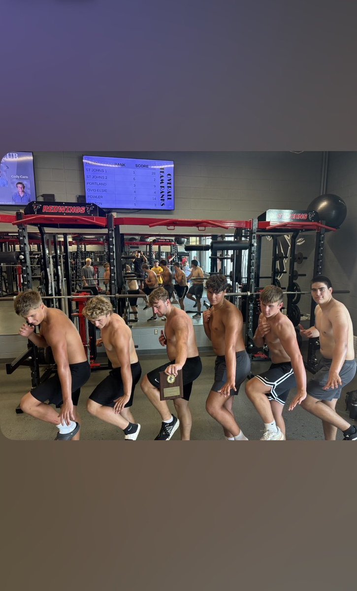 lukaspayment's tweet photo. Had a great day at the Lineman Challenge the other night! Our team took 1st winning 8/10 events and 2nd in the other too. I individually put up 16 reps of 185 bench and 45 reps of 225 squat. @MichFBFrenzy @Coach_Tahaney @CoachTrentFigg @CoachGus90 @CoachCouchAlma https://t.co/Vaoh9ZFCNU
