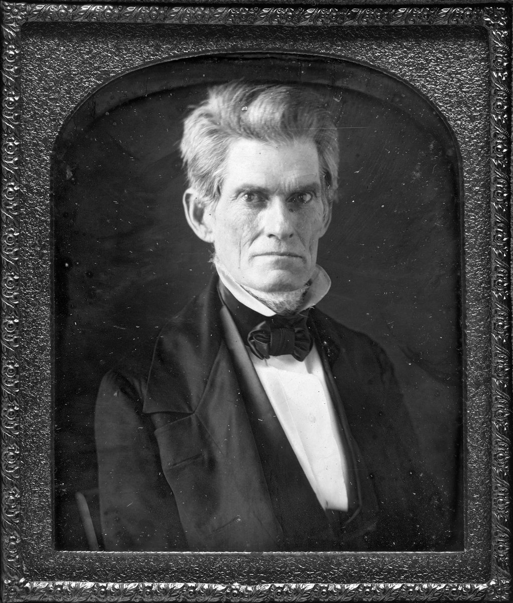 WilliamE1863's tweet photo. "A power has risen up in the government greater than the people themselves, consisting of many and various and powerful interests, combined into one mass, and held together by the cohesive power of the vast surplus in the banks." 
-John C Calhoun https://t.co/8O5bsT2Vhk