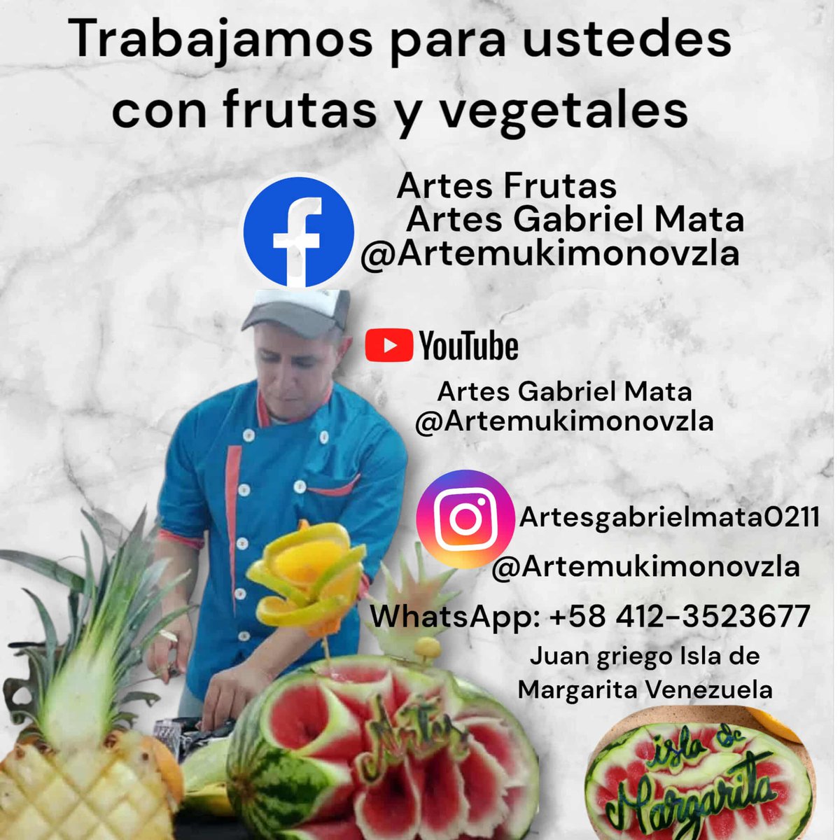 Gmata0211's tweet photo. SUSCRIBETE A MI CANAL DE YOUTUBE 
Y DISFRUTA DEL BELLO MUNDO VEN FRUTAS Y VEGETALES 
https://t.co/BLW3zcP2pA
A SUS ORDENES 
WHATSAPP. +58 412-3523677
0412-9808932
0295-2532410 https://t.co/N8NNBI8yTY