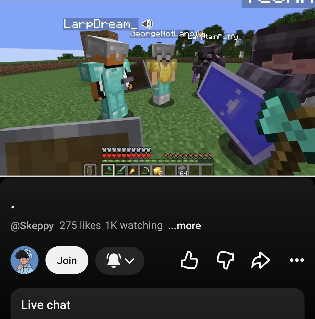 skeplolo's tweet photo. skeppy is live!! with many mcyt larps https://t.co/0lR5TTwXRQ