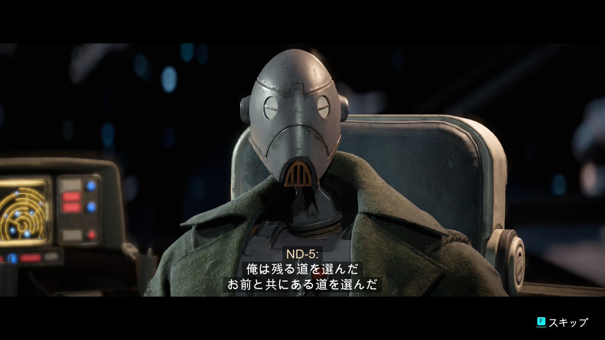 31adzuki's tweet photo. DLC2クリア　ホンドーが誰か分からんのですけど楽しかった　船の操縦多かった気がする！　最後にもらったニックスの装飾かわいい～　#スターウォーズ無法者たち https://t.co/6ylOZoXrvH