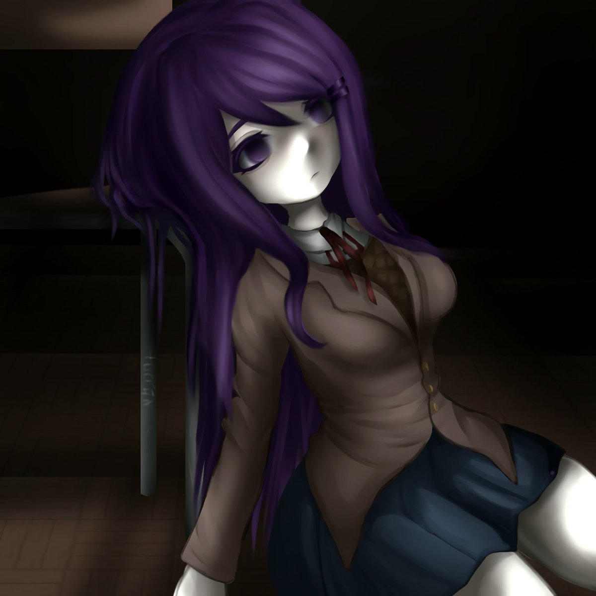 turr0nart's tweet photo. ⟡ •  ⸺   ꒰ ✦ ꒱ ⸺  •  ⟡
             !!  TW !!
art for tt trend [@turr0n444]

† .   °  +   .   ｡⁠ †   °  +  .    ° .  †  𓏸 ‌   ˚ †  .

#yuri #yuriddlc #ddlc #art #dokidokiliteratureclub https://t.co/ZBV4uRKflG