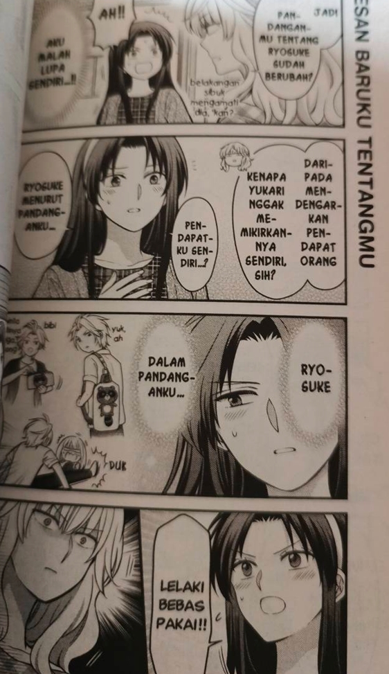 ghiakusien's tweet photo. Aslinya Yukari bilang 'benri', atau 'praktis' karena bisa dipake di komik manapun. Dengan kata lain, kayak aset bebas pakai XDD https://t.co/e3oLFjw9dm