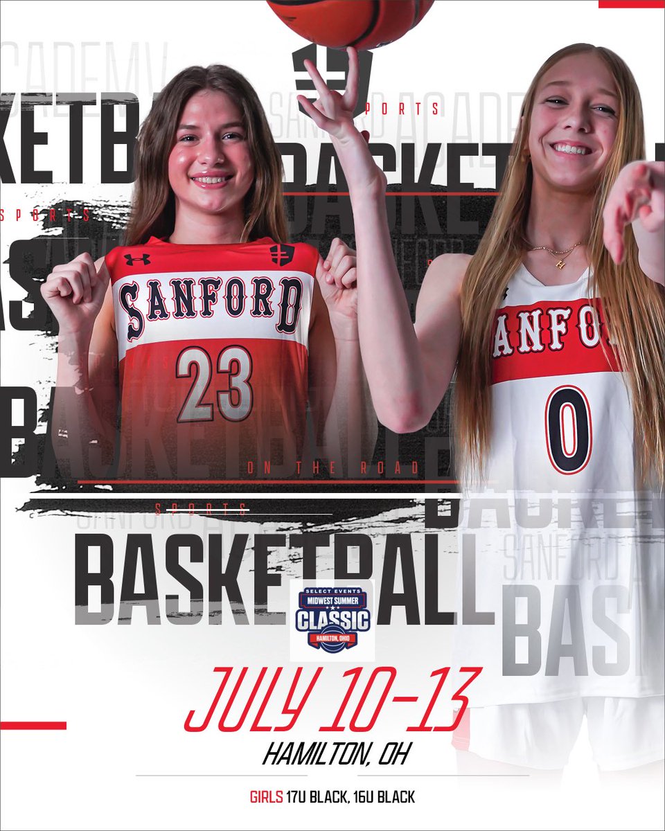 ssahoopsteams's tweet photo. 🏀 ON THE ROAD 🚌‼️

Many of our ladies groups tip off in Ohio and Minnesota during the “live” session tomorrow!! 

📍 Cincinnati, OH
🏟️ @SelectEventsBB P24 
📆 July 10-13th

📍Minneapolis, MN
🏟️ North Tartan Meltdown
📆 July 10-12th

#SanfordSports | #StrongerTogether https://t.co/ToYiC7F6jq