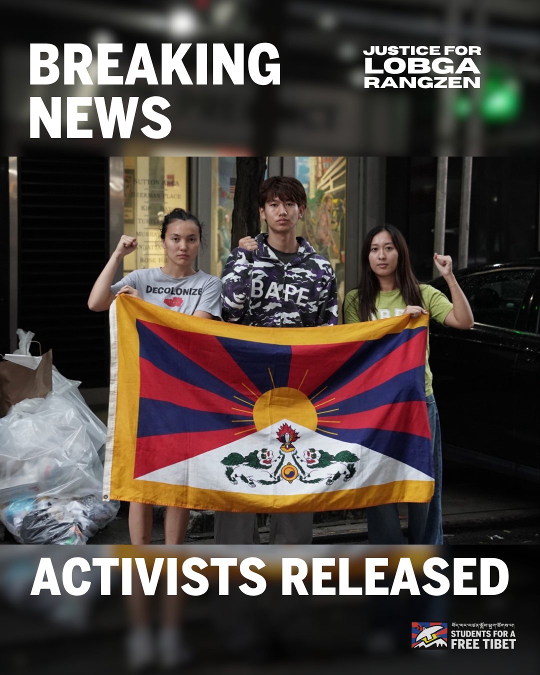 Logba Rangzen Students for a Free Tibet on X: