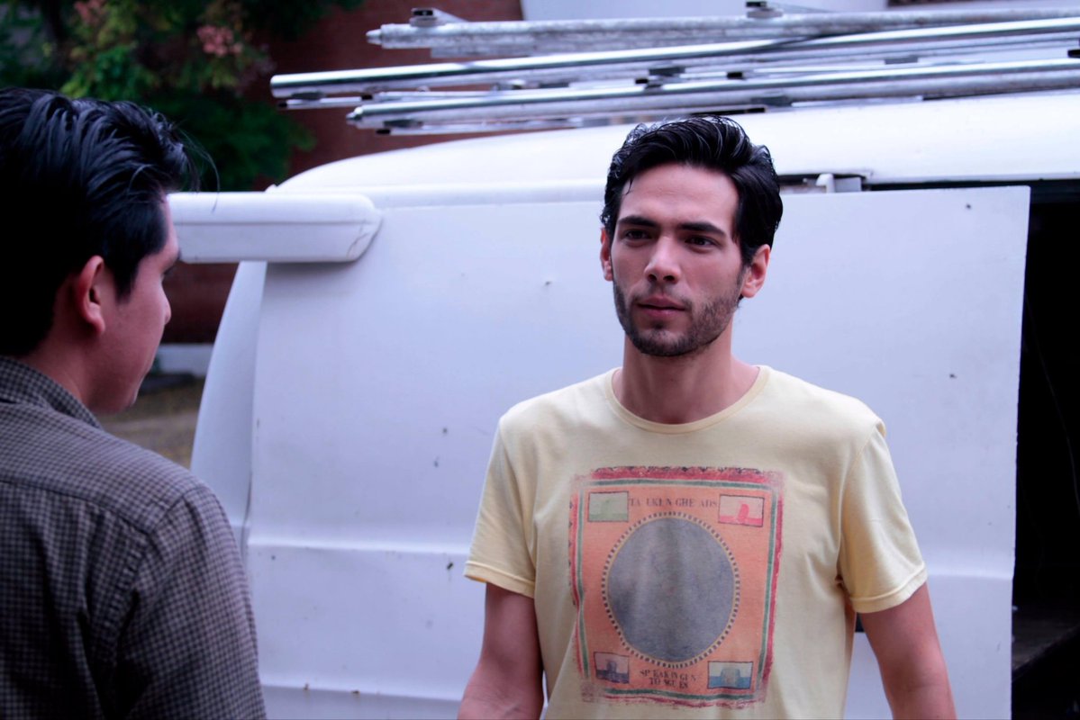 sun_red's tweet photo. Diego Calva behind the scenes of the short film "Cachorro". Photo courtesy: the director Omar Alba Hernandez for Diego Calva Rus https://t.co/T4qN00xZQS