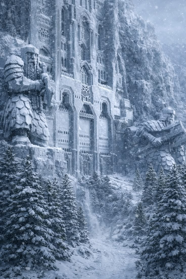 nimgaladh's tweet photo. Winter in Erebor https://t.co/5YzM0qzP8P
