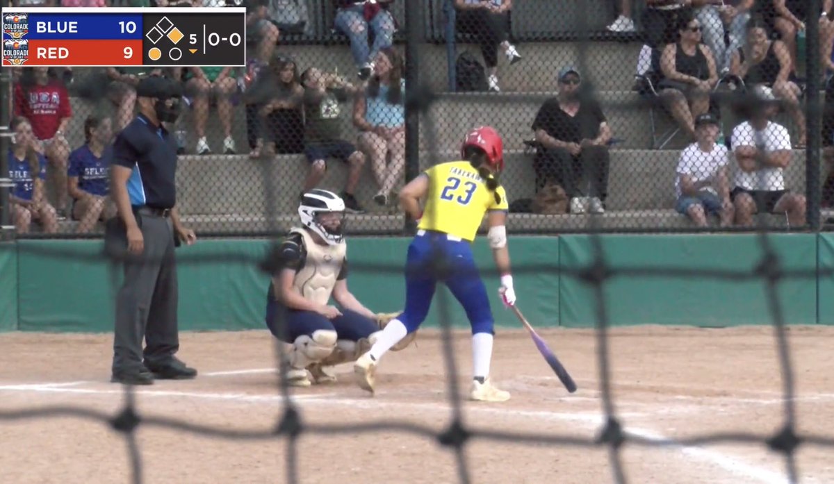 KayleeJones2029's tweet photo. Grateful for the opportunity to play in the All-Star Game in Colorado! It was a great experience competing with so many talented players. Ended up getting walked after seeing just one strike, caught an inning behind the plate, and got to play first base. Thankful for the experience!
@LLG_FUTURES @sbcoachbelfield @ExtraInningSB @LineDsoftball @gatorjack72 @TopPreps @PrepSoftball @LegacyLegendsS1 @DirectRecruits @Sports_Recruits @SBRRetweets @CoastRecruitsSB @SoftbalAmerica @SoftballDown
@DfwSho
@d1fastpitch1