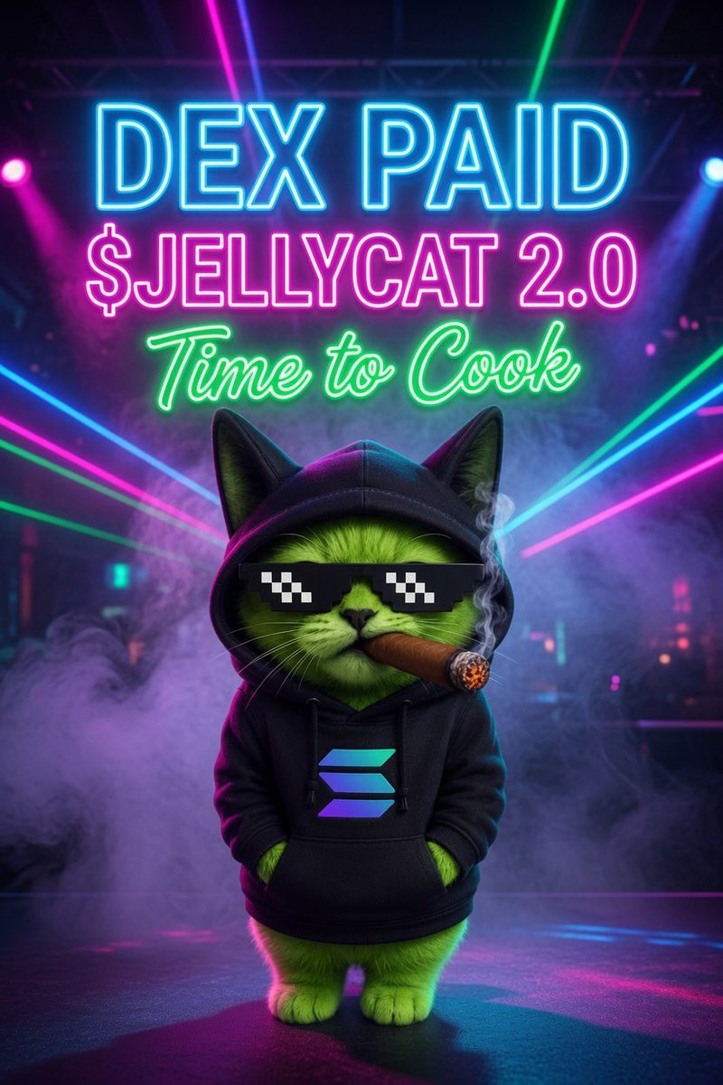 empirestatecat's tweet photo. Dex Updated ✅
Time to run it back turbo 😎
$JELLYCAT 2.0 https://t.co/Jksuw5OXip