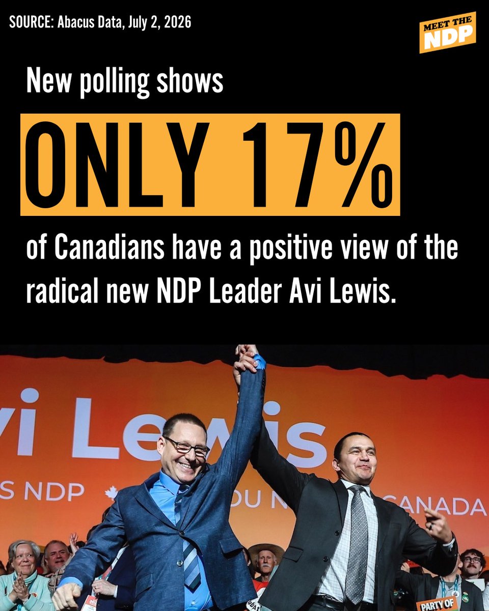 Meet the NDP tweet media