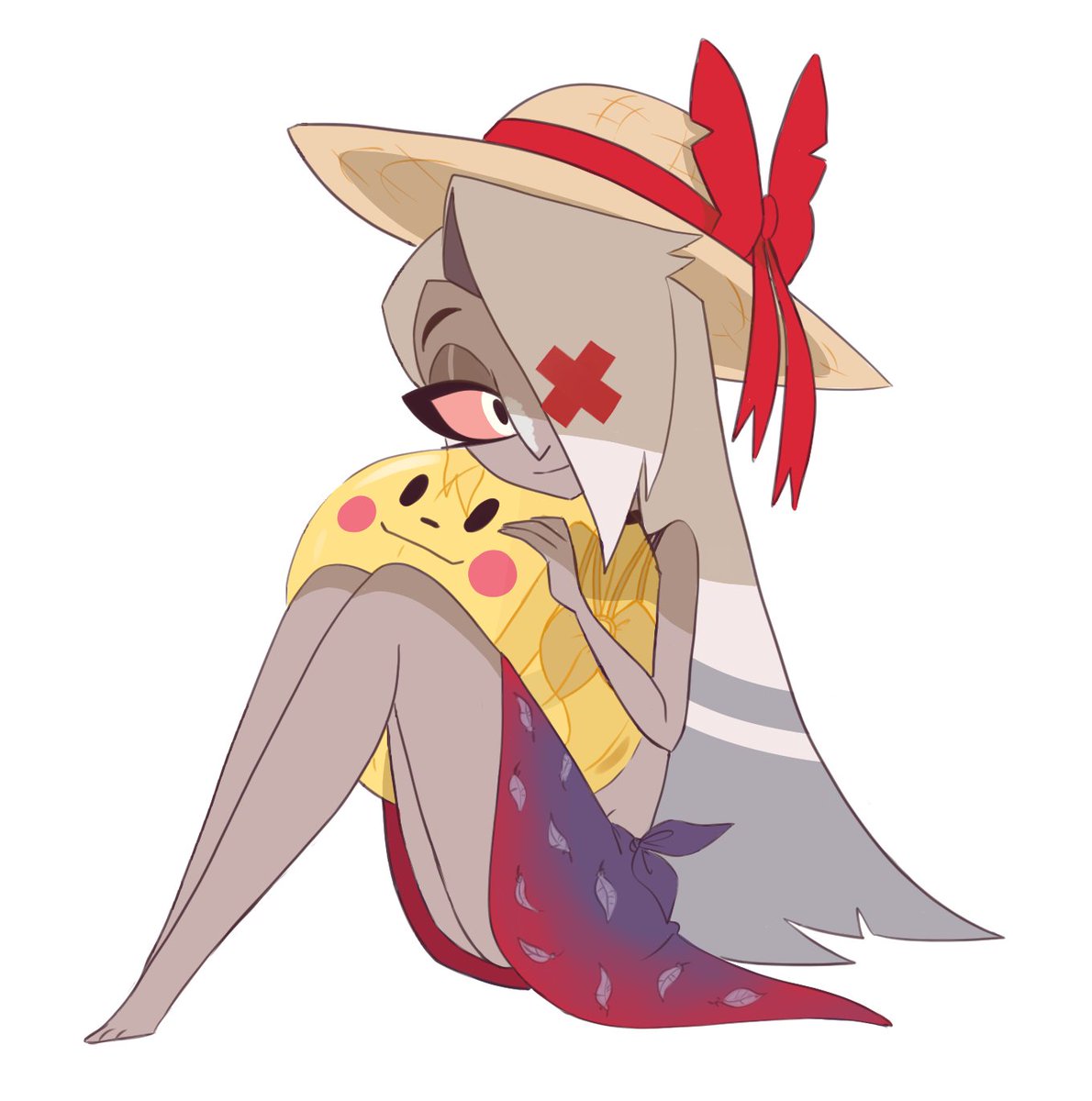 KhiraMusgrave's tweet photo. Vaggi Week Day 2: Outfit
summer beach vibes~ 🌞🌊
#hazbinhotel #vaggi #vaggie #vaggiweek2026 https://t.co/kxKBL0d4C5