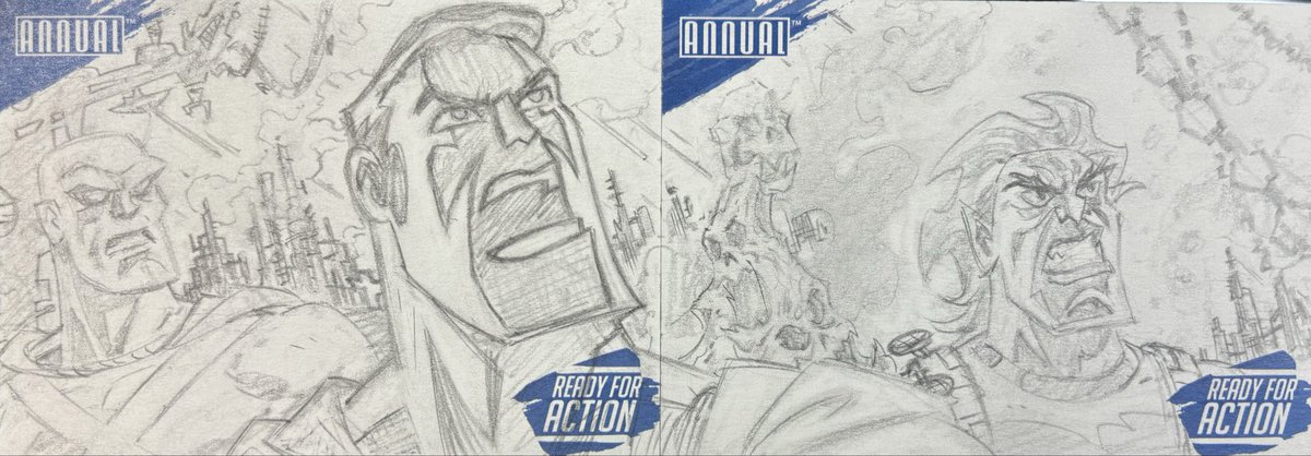 cretineb's tweet photo. DC sketch card process https://t.co/MvjalR1crv