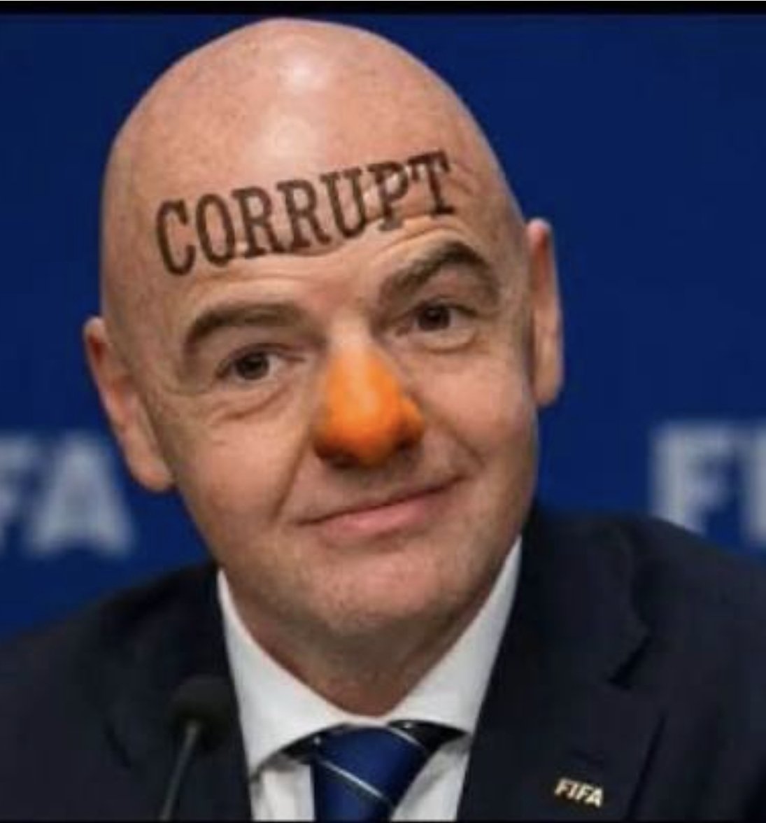 nattiecw's tweet photo. @SkySportsNews FIFA is absolutely CORRUPT! https://t.co/QbCbHUEVz4