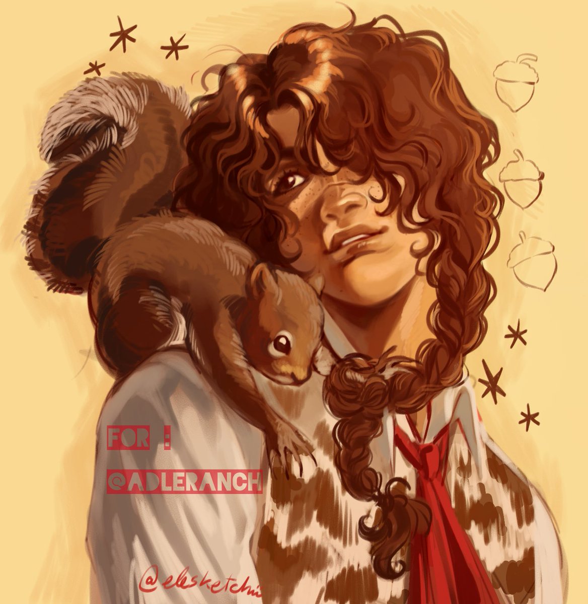 elesketchii's tweet photo. af revenge for @adleranch 🐿️ judy u r so small only need one acorn… https://t.co/zkgZASYMAo
