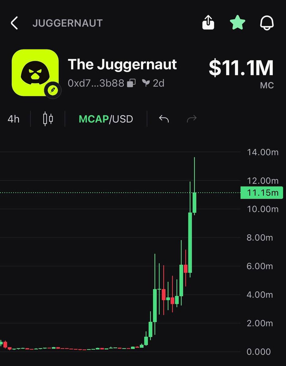 PumpfunEco's tweet photo. Found a Robinhood Chain coin you like? 👀

$JUGGERNAUT is just one of many Robinhood Chain coins available on the @Pumpfun app 🔥 https://t.co/0IMDgf3TUz