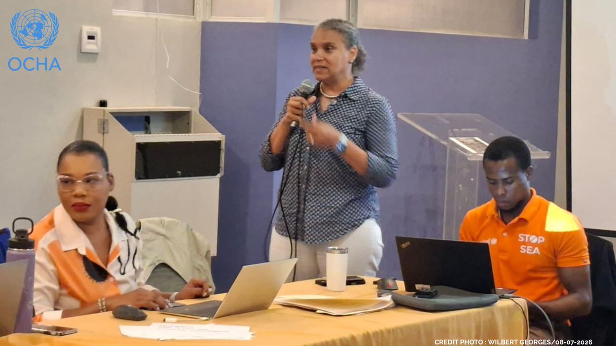 OCHAHaiti's tweet photo. Au cœur des échanges : les principes clés de la PEAS, les mécanismes de signalement et la gestion des allégations. Deux jours de formation intensive pour renforcer l’action collective du Réseau PEAS Haïti. #PSEA https://t.co/BgFSzijMU0