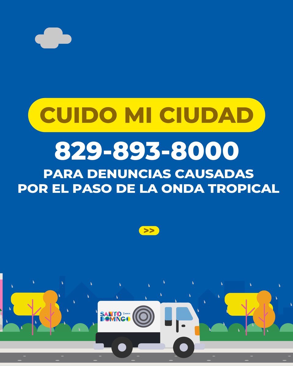 AlcaldiaDN's tweet photo. 🟡⚠️ ESTAMOS EN ALERTA AMARILLA POR VAGUADA

Ante la incidencia de una vaguada que mantiene condiciones de humedad e inestabilidad, se prevén aguaceros fuertes, tormentas eléctricas y ráfagas de viento.

¡Vamos a prepararnos y prevenir! 🌧️ https://t.co/FqCwRfq1XL