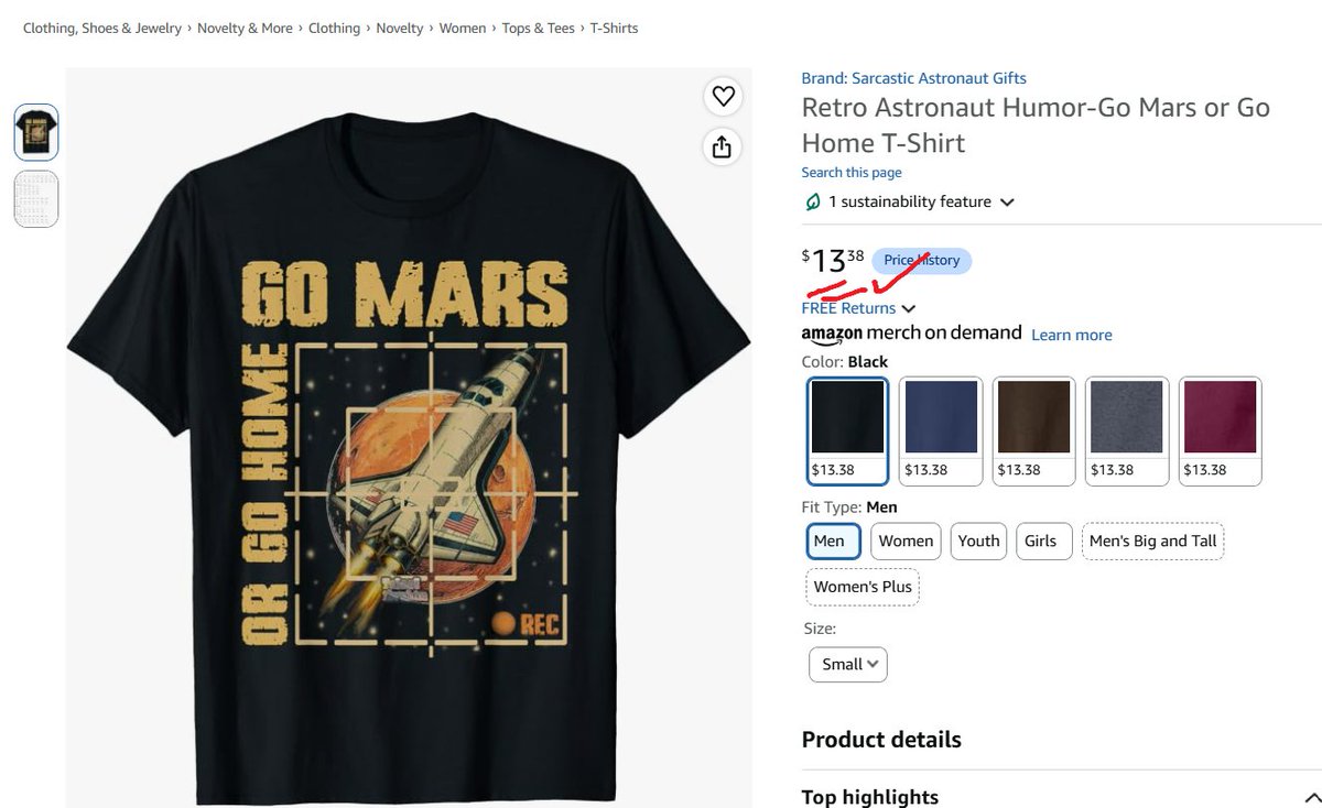TalaatIbrahimM2's tweet photo. Whether you celebrate #lastkissday, listen to Bonnie Tyler, or Hanging out with friends wearing
Retro Astronaut Humor-Go Mars or Go Home T-Shirt fits for any occasion     

Order Now 13.38 USD👇
https://t.co/tWSa1efScH

#AmericanStyle   
-  
#ClothingLine  
- https://t.co/bvKSVYuGn8