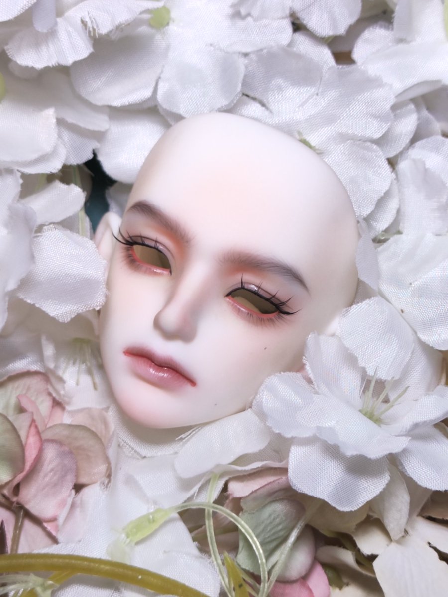 kiryu_sakuya's tweet photo. #bjdmakeup #bjd https://t.co/8ewzZb74Uz