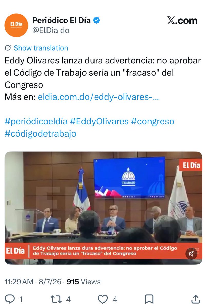 LuisVB79's tweet photo. Negativo. No aprobar la reforma del Código de Trabajo es lo mejor que le puede pasar a las MIPYMES, a los trabajadores, a las casas de familia con servicio doméstico, a las propias trabajadoras domésticas , a los abogados (sobre todo los demandantes) y a los jueces laborales.

El único perdedor sería el Ministerio de Trabajo, que no obtendría la modificación que tanto añora: recibir el dinero $$$ de las multas. Que diga las cosas como son. Aprobar un Código de Trabajo con errores, vacíos, incongruencias e irracionalidades no es algo de lo que debería sentirse orgulloso.